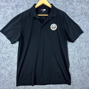 CornerStone Polo Shirt Mens Med Black SOCPAC Special Operations Command Pacific